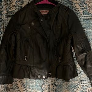Urban Republic Girls Faux leather jacket- 7